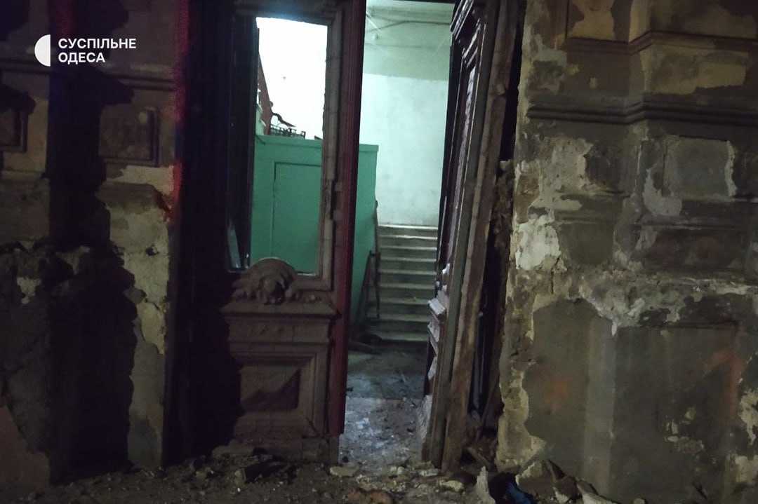 Последствия российского обстрела Одессы 5 ноября