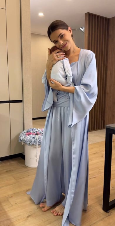 Екатерина Остапчук с сыном