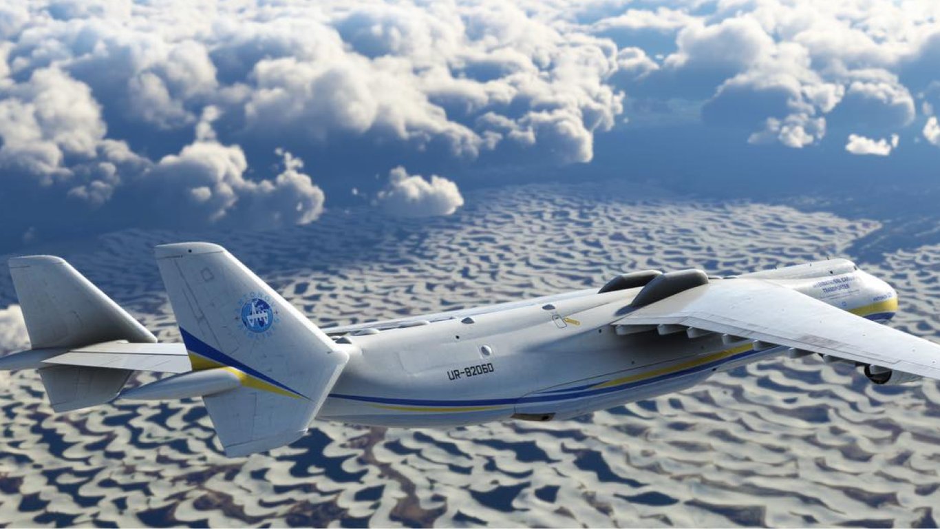 В игре Microsoft Flight Simulator появился украинский самолет Ан-225 "Мрия"