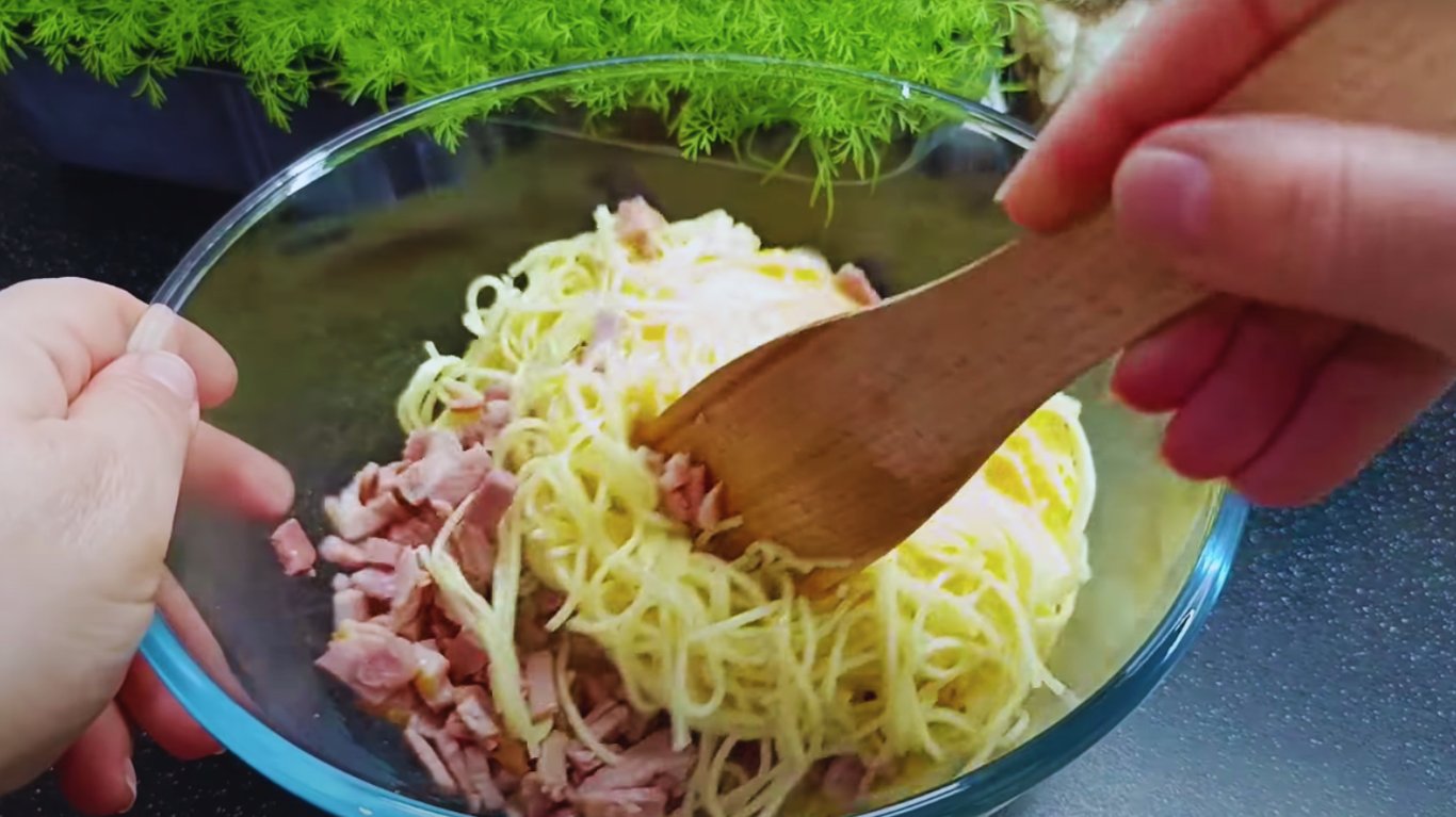 рецепт запіканки з шинкою