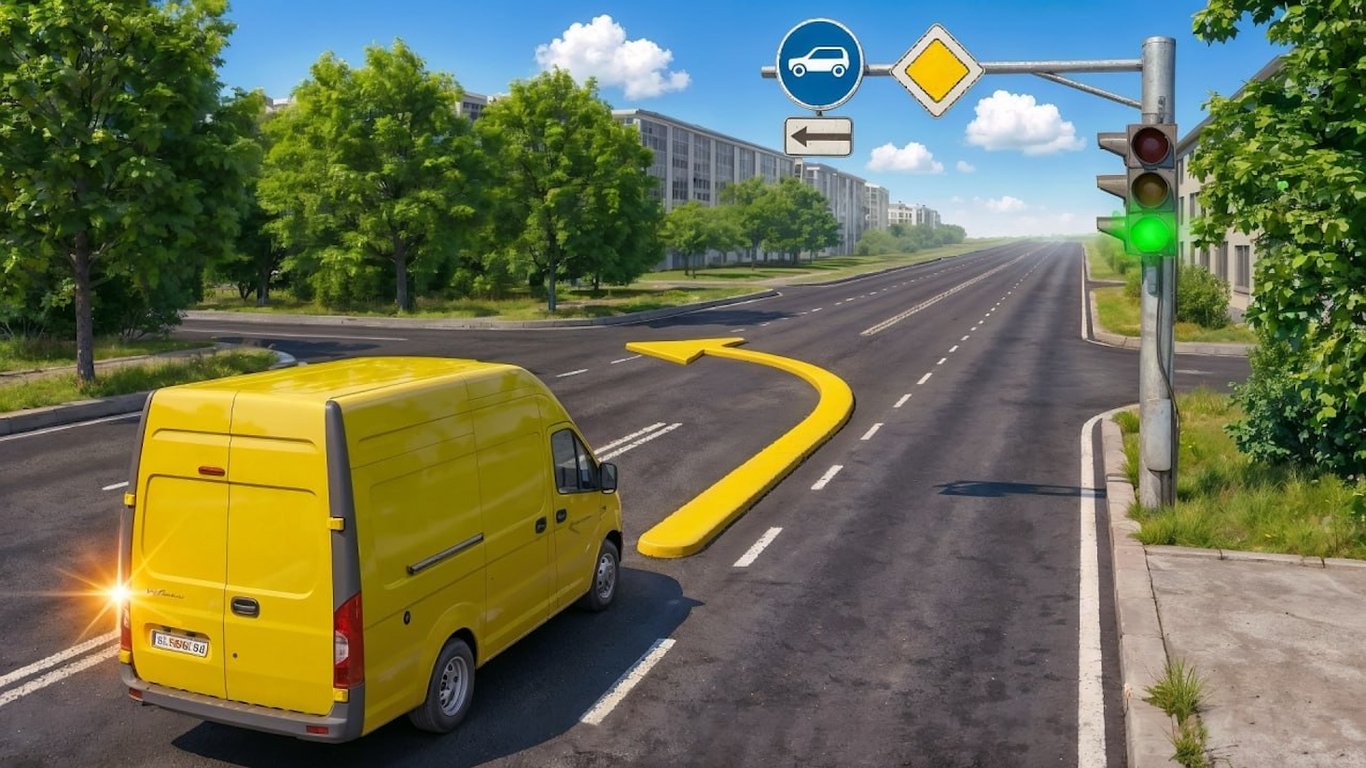 Тест ПДР для досвідчених: чи дозволений поворот ліворуч