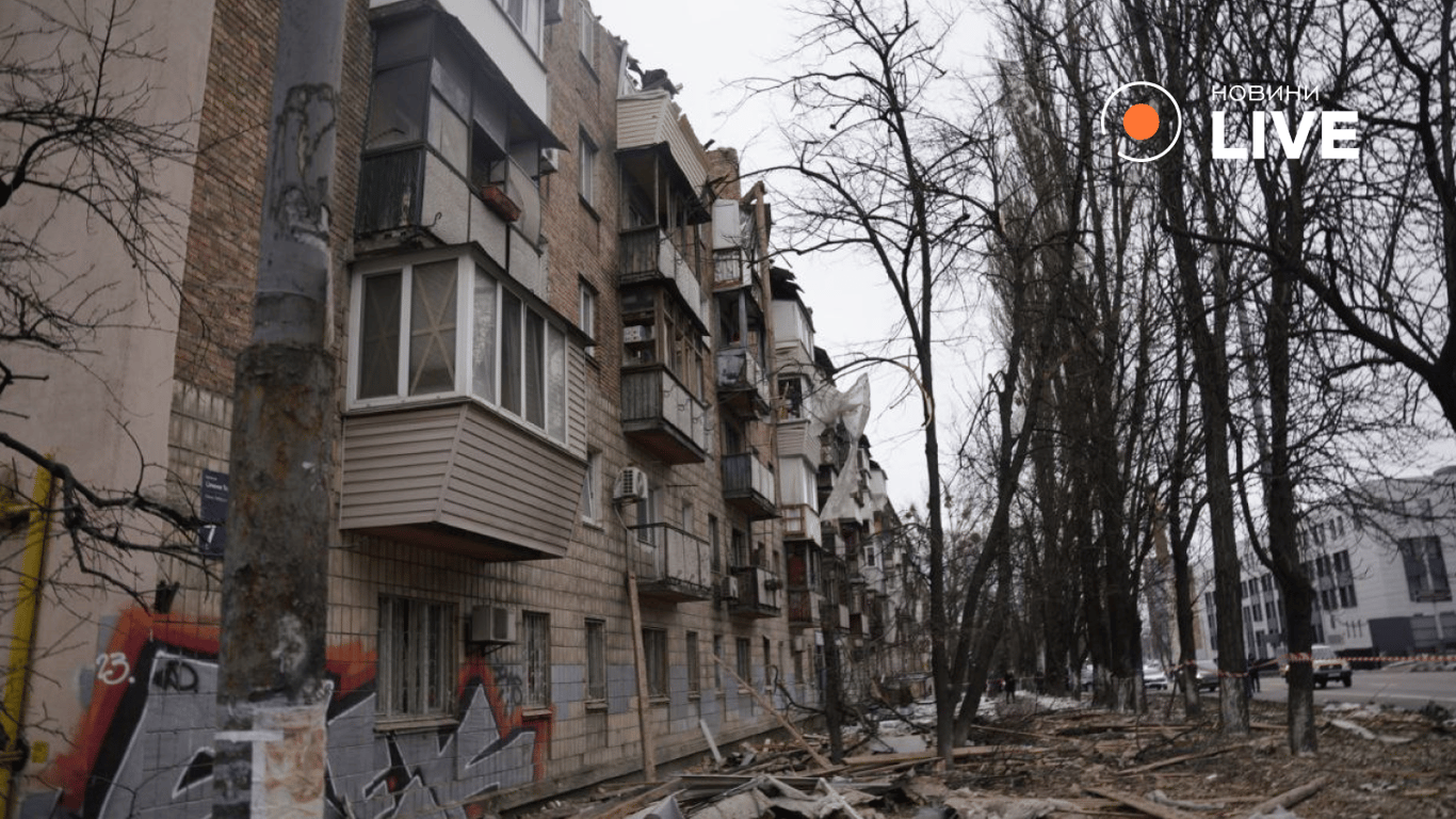 Російський удар по Києву 27 грудня