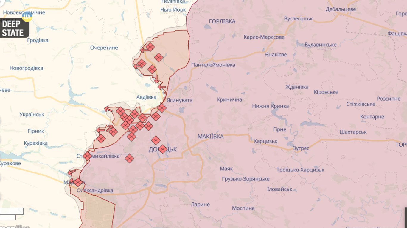 Актуальные онлайн-карты боевых действий в Украине: состояние фронта на 18 июня