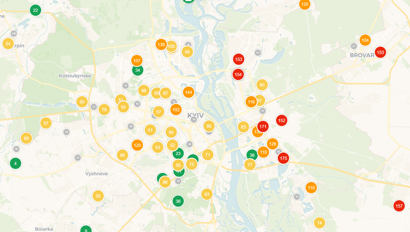 У Києві знову зросла забрудненість повітря — столиця в п'ятірці міст найгірших показників - фото 2