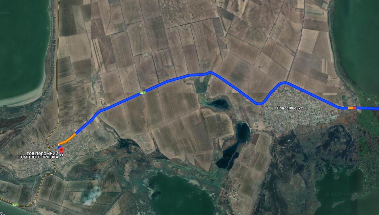 Пробки в направлении Орловки 6 сентября