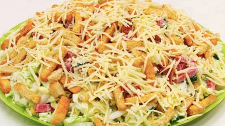 Салат с пекинской капустой за 5 минут — конкурент "Цезаря" - 285x160