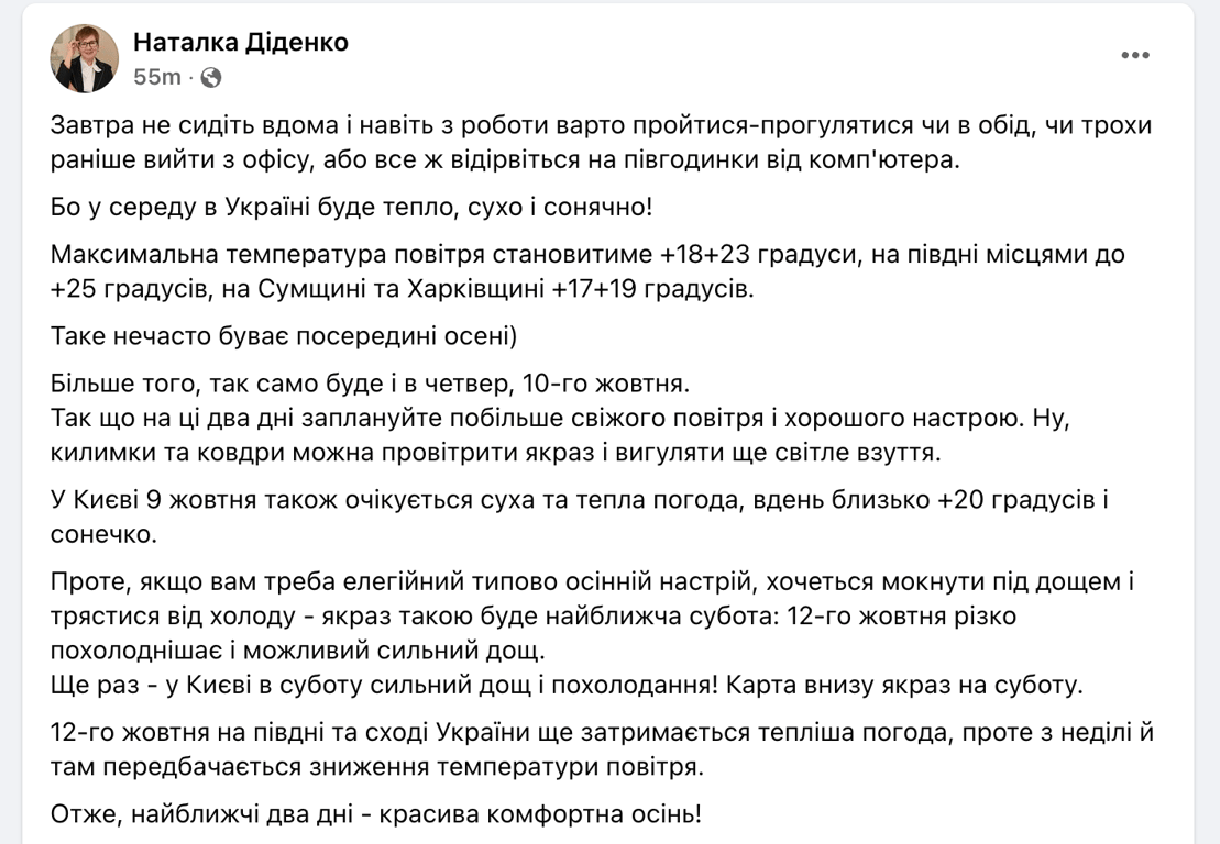 Прогноз погоди