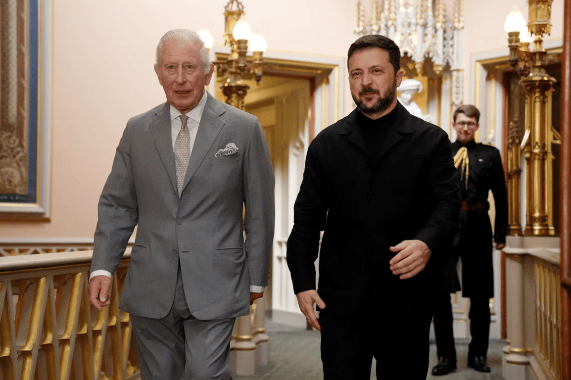 Зеленський зустрівся з королем Британії Чарльзом