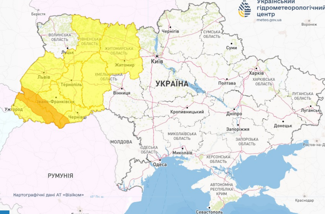 попередження синоптиків