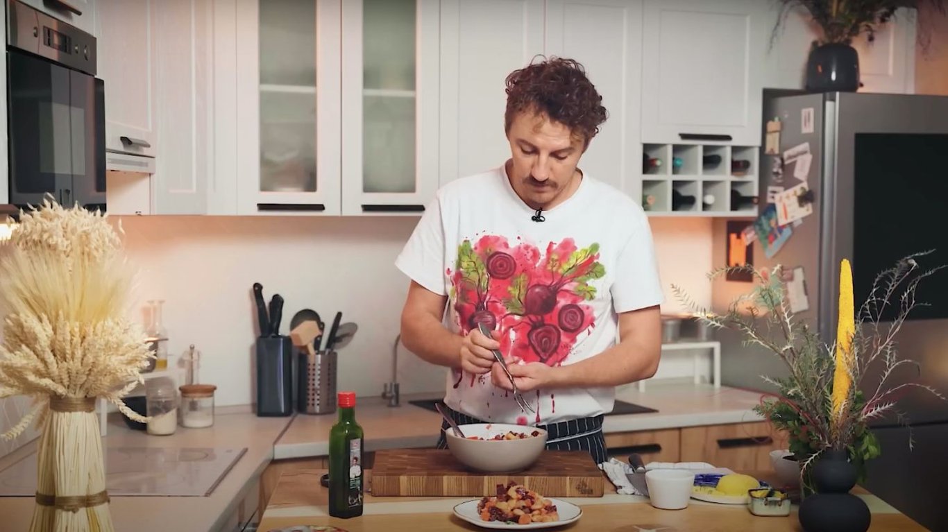 винегрет с фасолью от Клопотенко