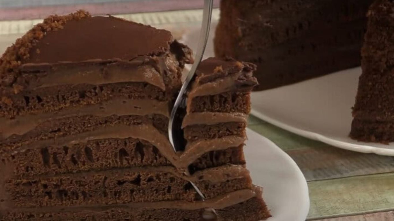 швидкий рецепт шоколадного торта на пательні