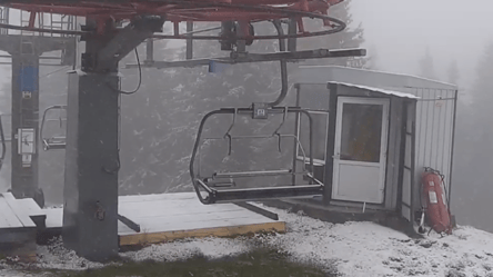 В Буковеле выпал первый снег — курорт накрыла метель - 285x160