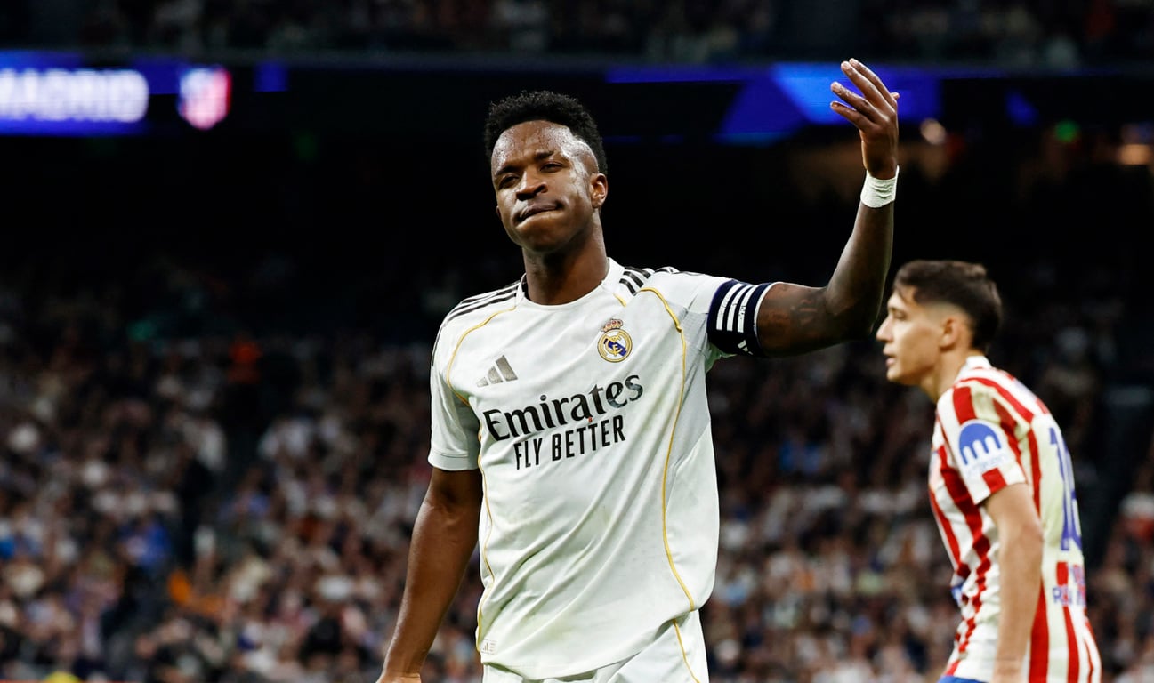 Винисиус Жуниор в Мадридском дерби 22 марта 2026 года