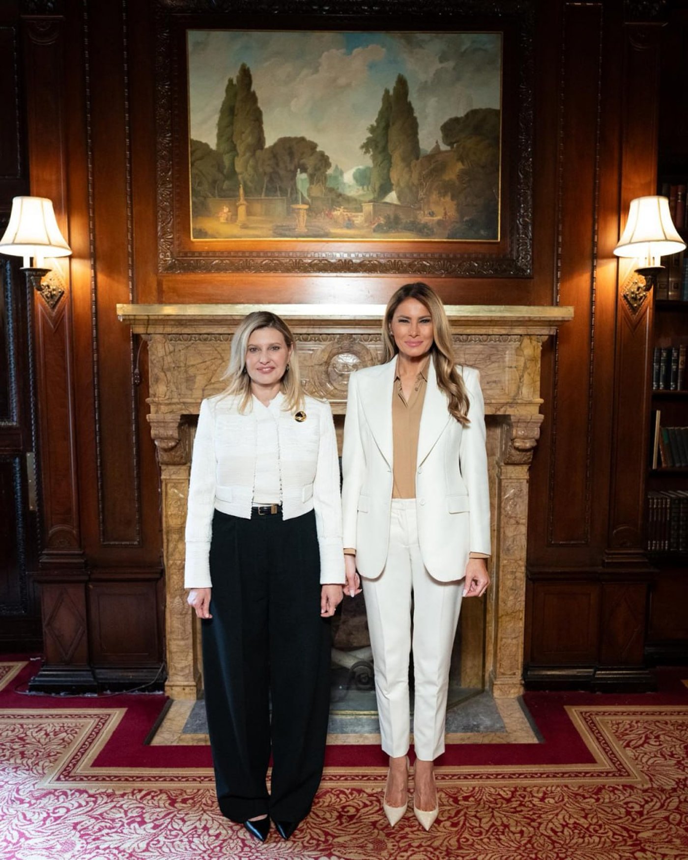 Олена Зеленська та Меланія Трамп