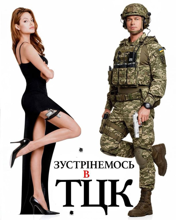 Мем про візит Джолі до Херсона 