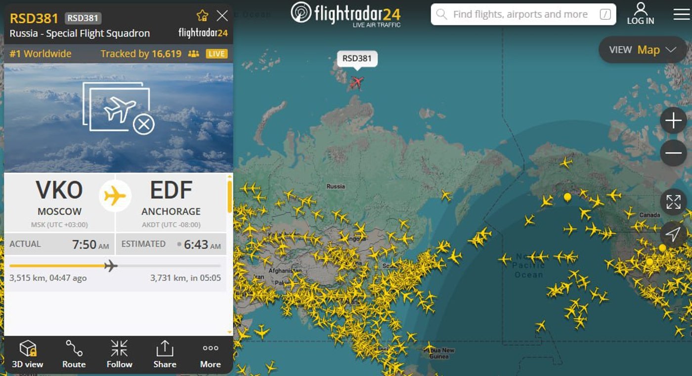 Путін Аляска