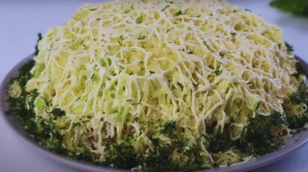 Салат "Лебединий пух" — пекінська капуста та 1 куряче філе - 285x160