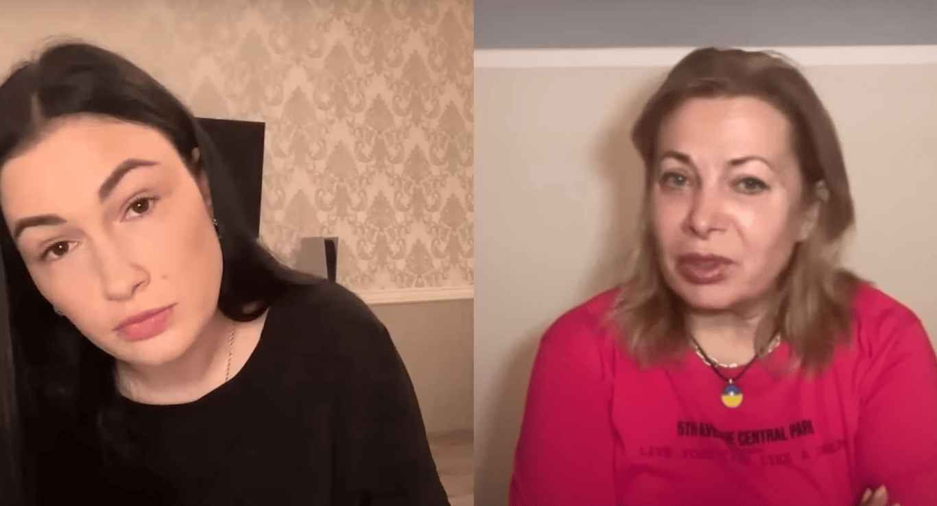 Скриншот з інтерв'ю Насті Приходько