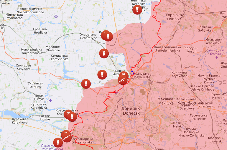 Карта бойових дій на 9 вересня