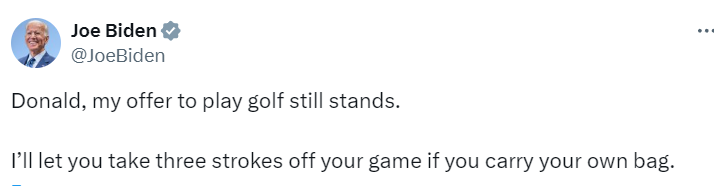 Байден предложил Трампу сыграть в гольф – что ответил оппонент - фото 1