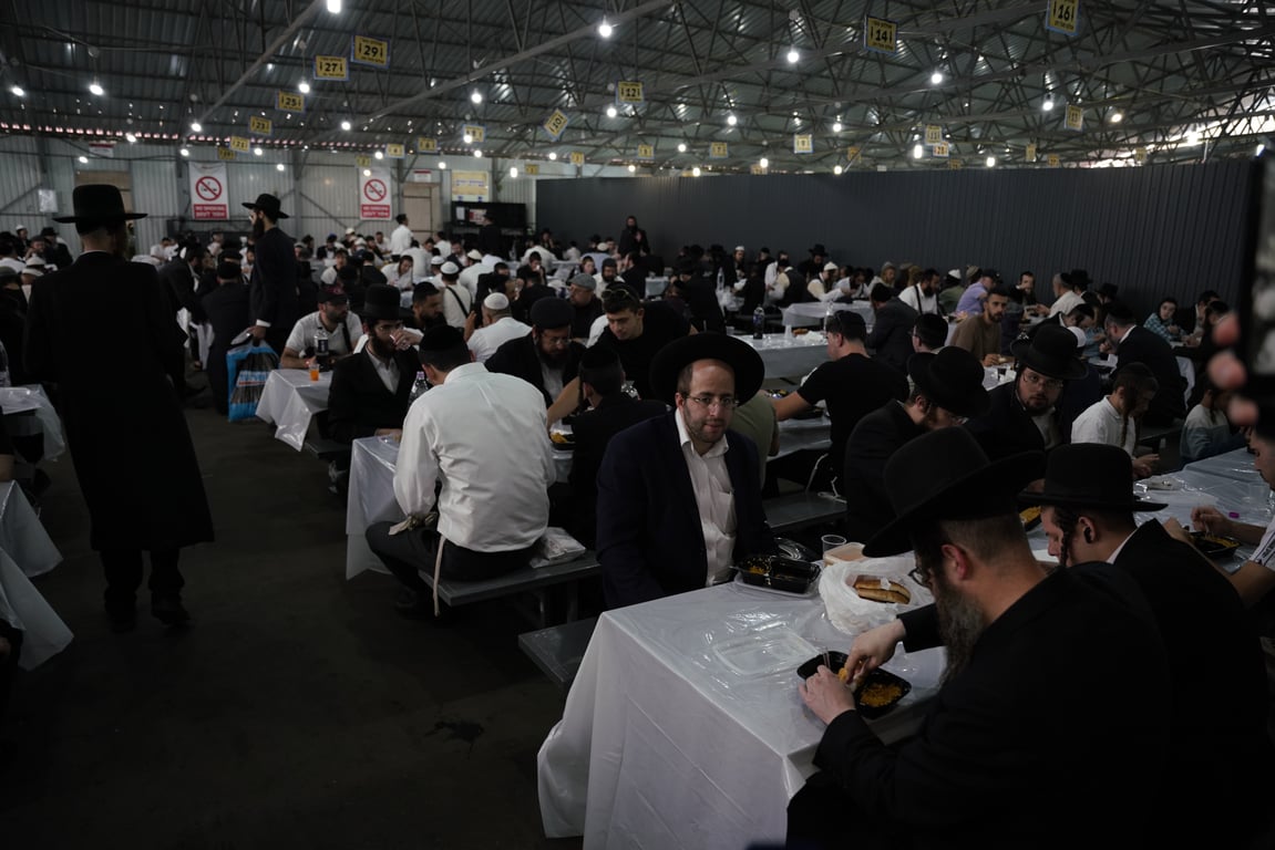 Hasidic Jewish pilgrims in Uman, 2025