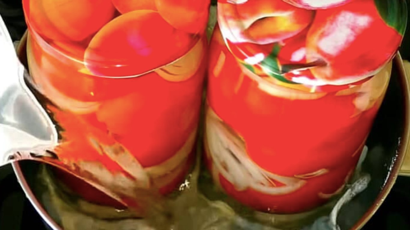 рецепт маринованих помідорів половинками