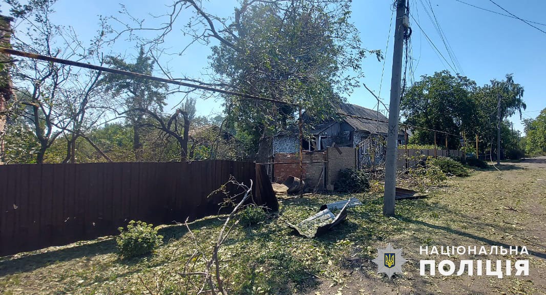 обстріли області