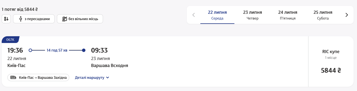 скільки годин триває поїздка з Києва до Варшави потягом та автобусом та як швидше - фото 1