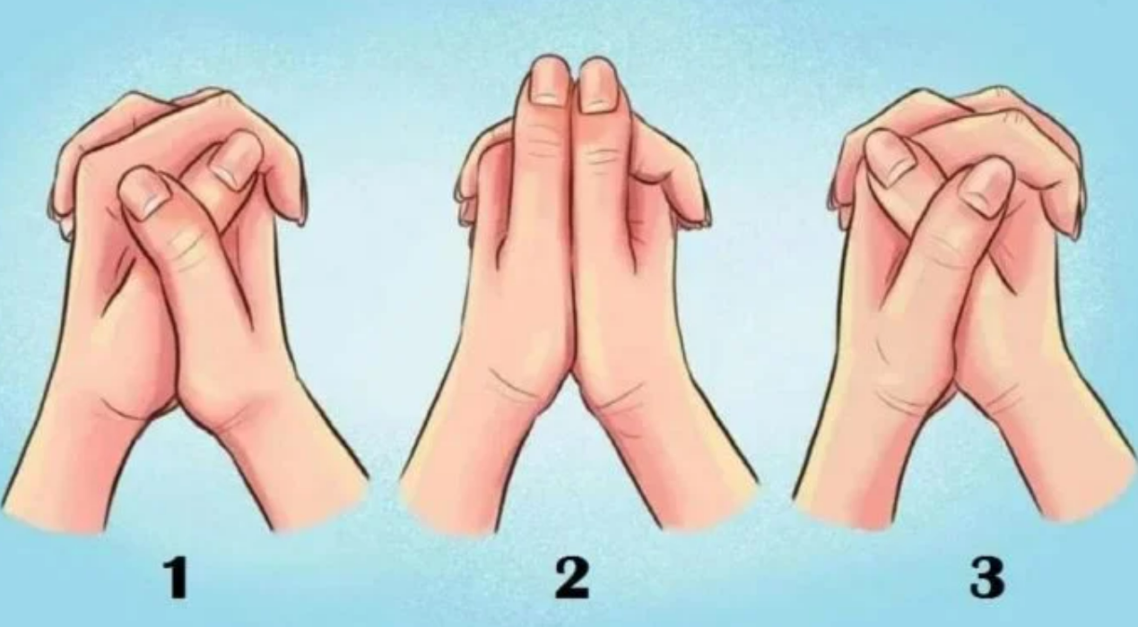 Тест на определение своего характера с помощью скрещивания пальцев