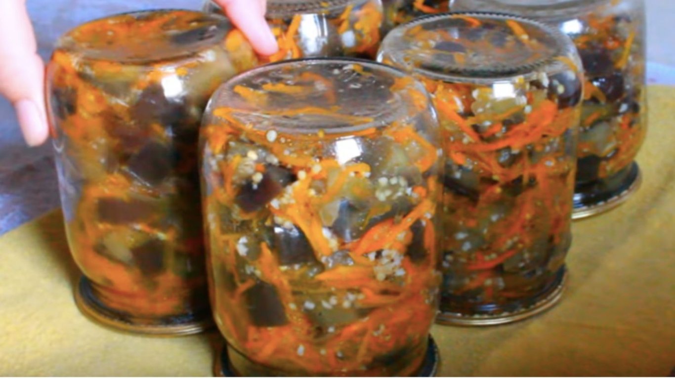 баклажаны по-корейски простой рецепт 