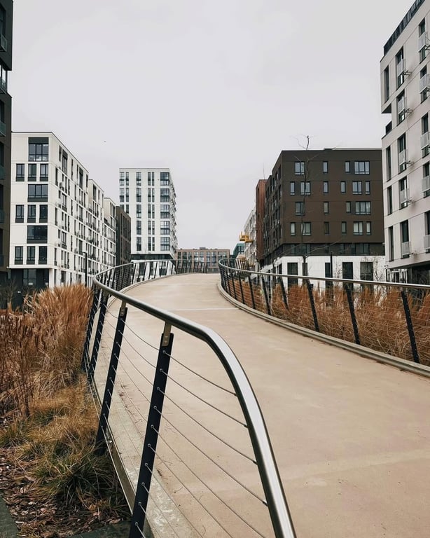 Современный дизайн моста с параметрическим моделированием в Киеве