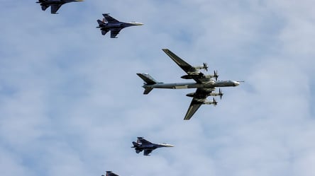 В РФ взлетели восемь бомбардировщиков Ту-95МС: возможна воздушная тревога - 285x160