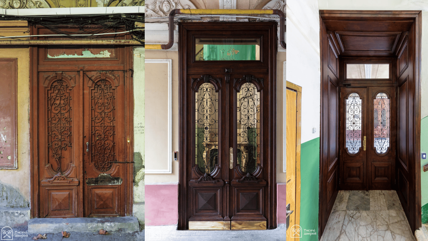 Дубові двері в Одесі