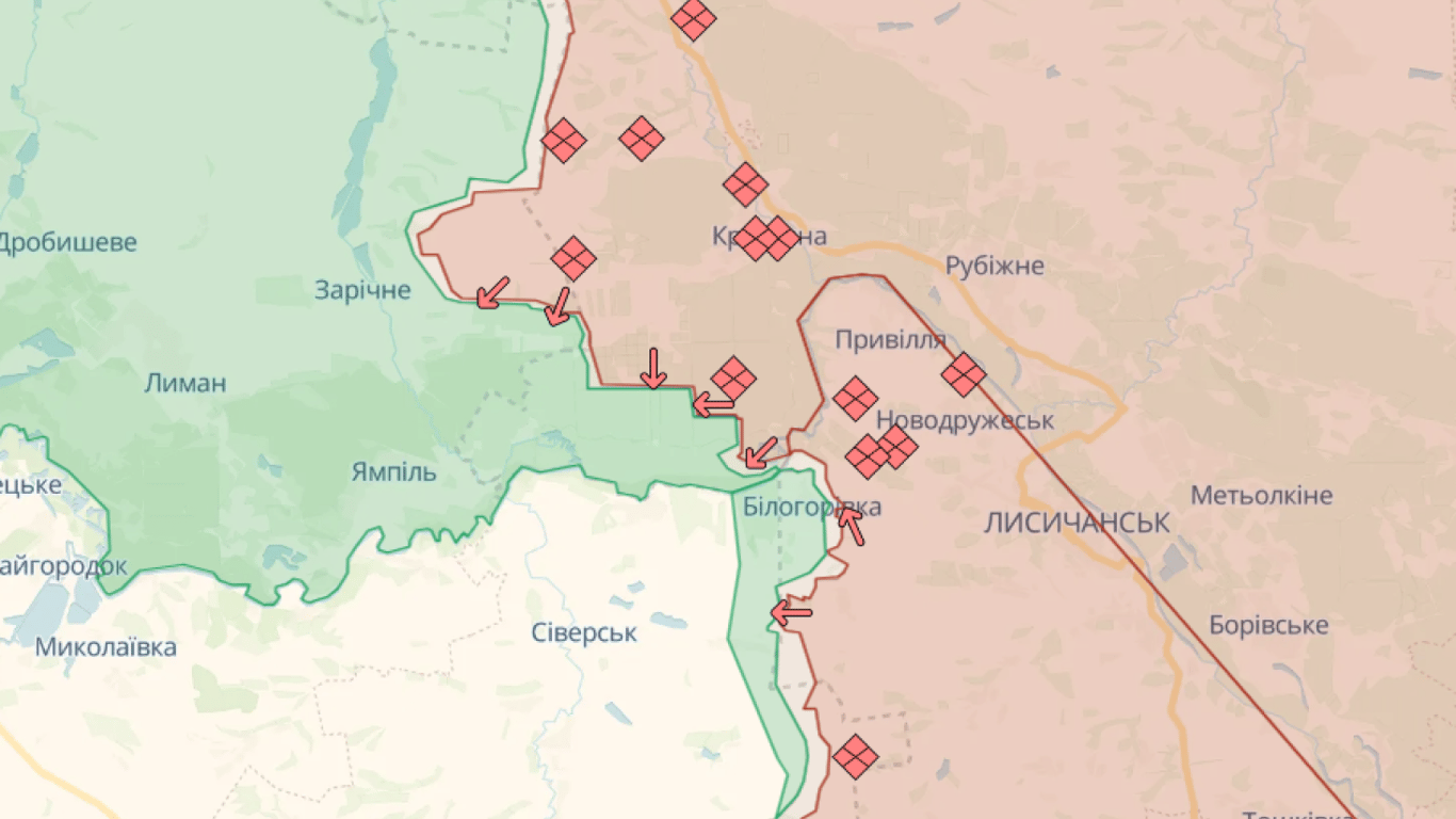 Карта бойових дій в Україні онлайн сьогодні, 07.09.2023: DeepState, Liveuamap, ISW