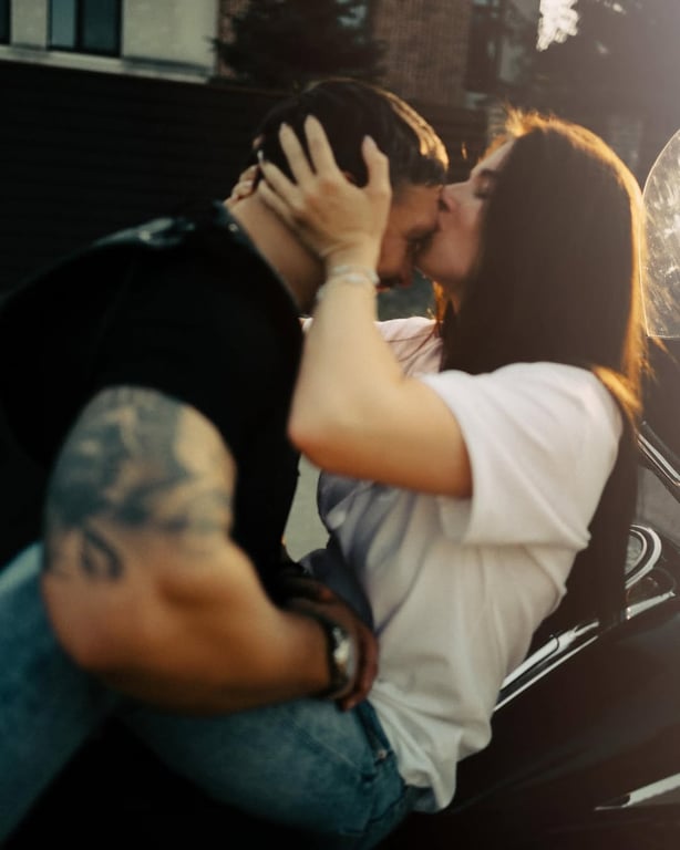 Александр Усик и Екатерина Усик