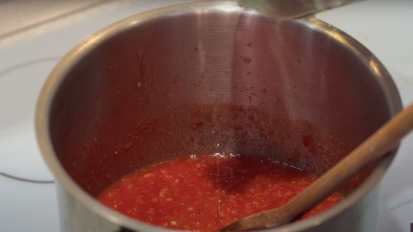 рецепт аджики с яблоками на зиму от Клопотенко 