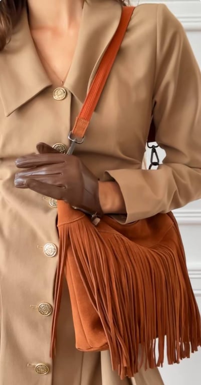 The boho bag is very fashionable this year