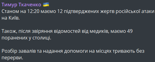Удар по Києву 6 липня