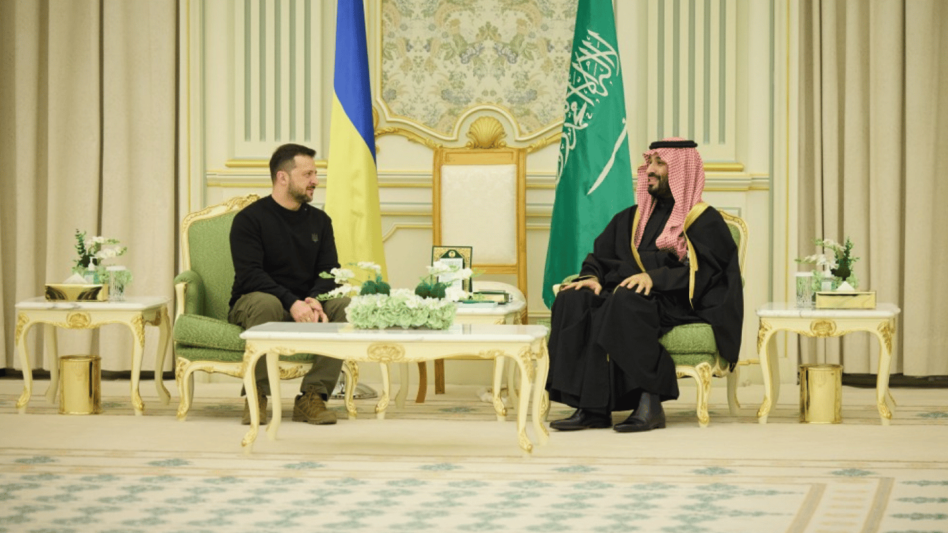 Зеленський обговорив зі спадкоємним принцом Саудівської Аравії двосторонню співпрацю