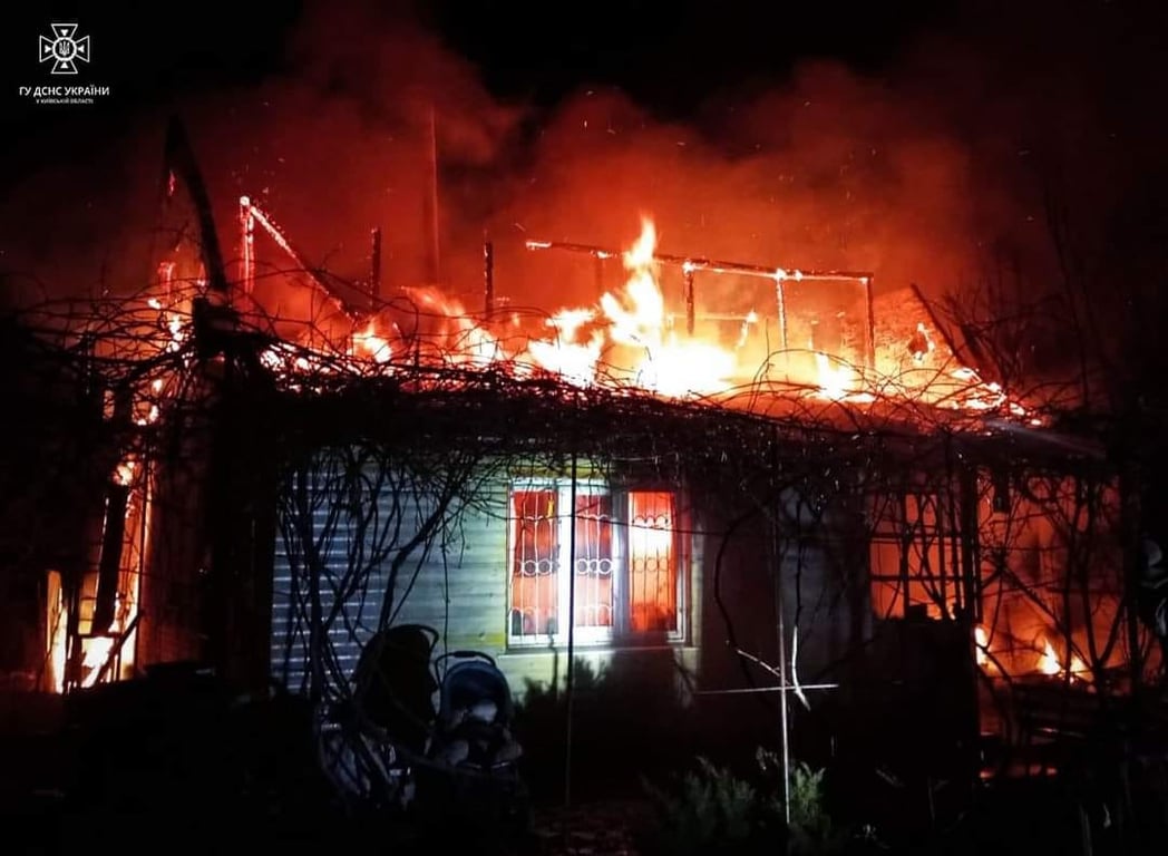 Пожежа у житловому будинку в Київській області