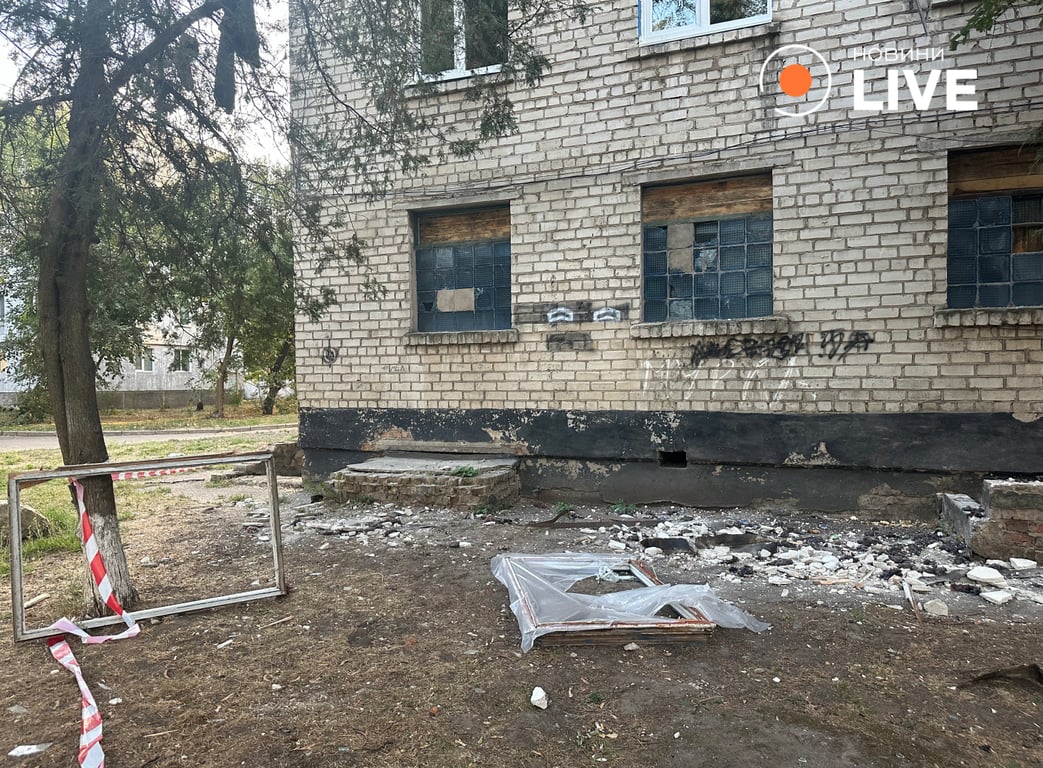 Наслідки обстрілу Павлограда