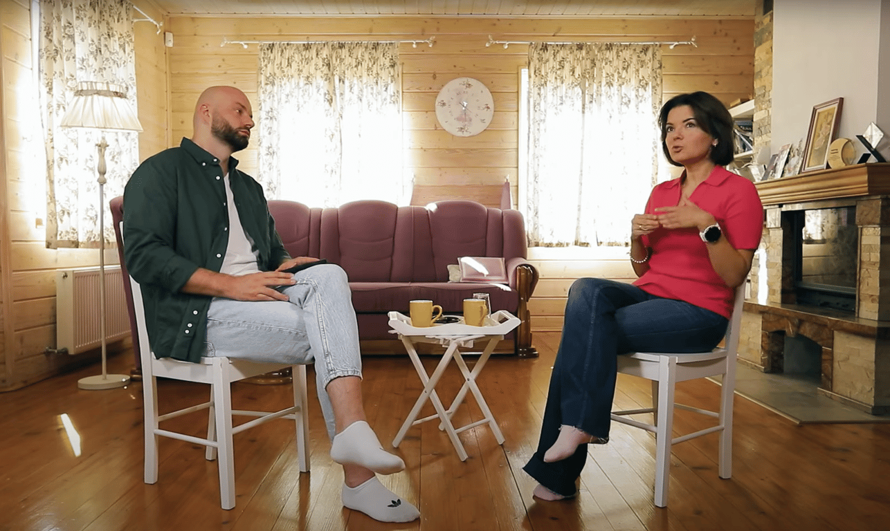 Маричка Падалко на интервью у Славы Демина