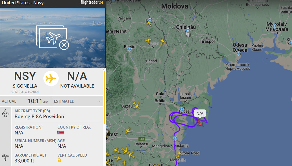 самолет НАТО на патрулировании 18 июля