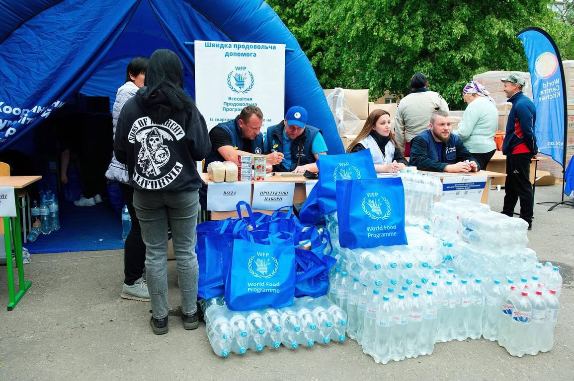 Дoпoмoгa eвaкyйoвaним людям з Xapківcькoї oблacті