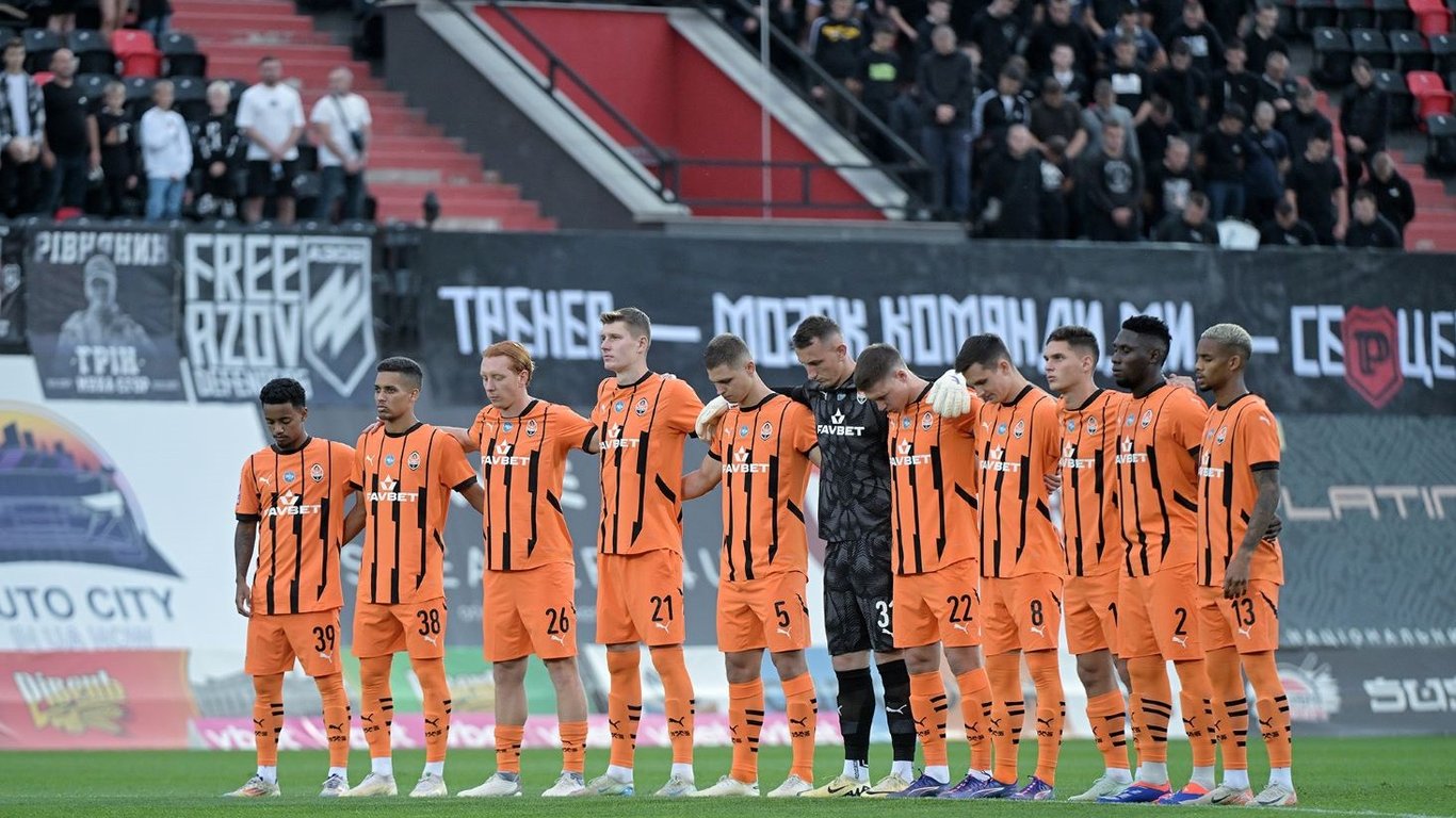 Игроки донецкого "Шахтера"