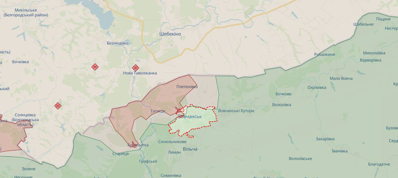 карта бойових дій