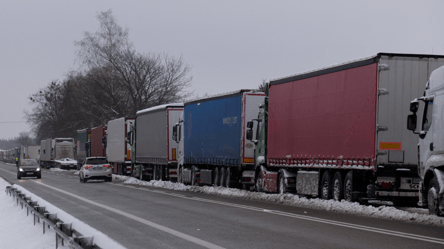 В ГПСУ рассказали, сколько грузовиков находится на польско-украинской границе - 285x160