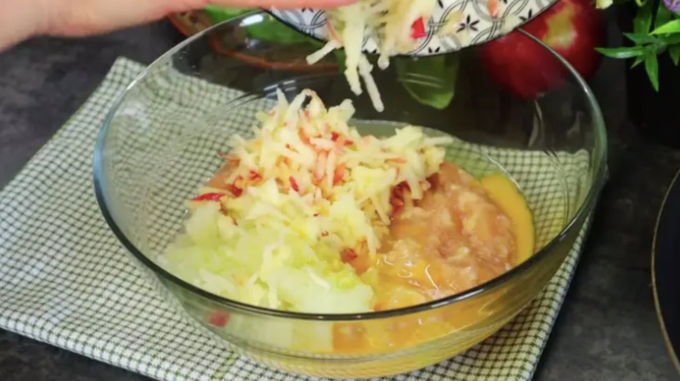 рецепт котлет з яблуками