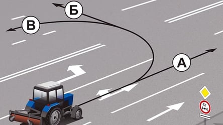 Тест ПДР — куди може проїхати трактор - 285x160