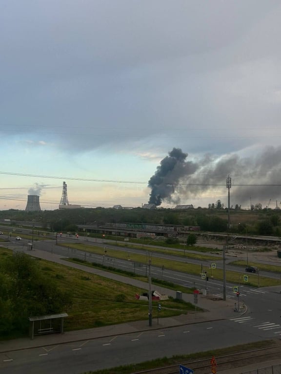 Пожежа в Санкт-Петербурзі НПЗ